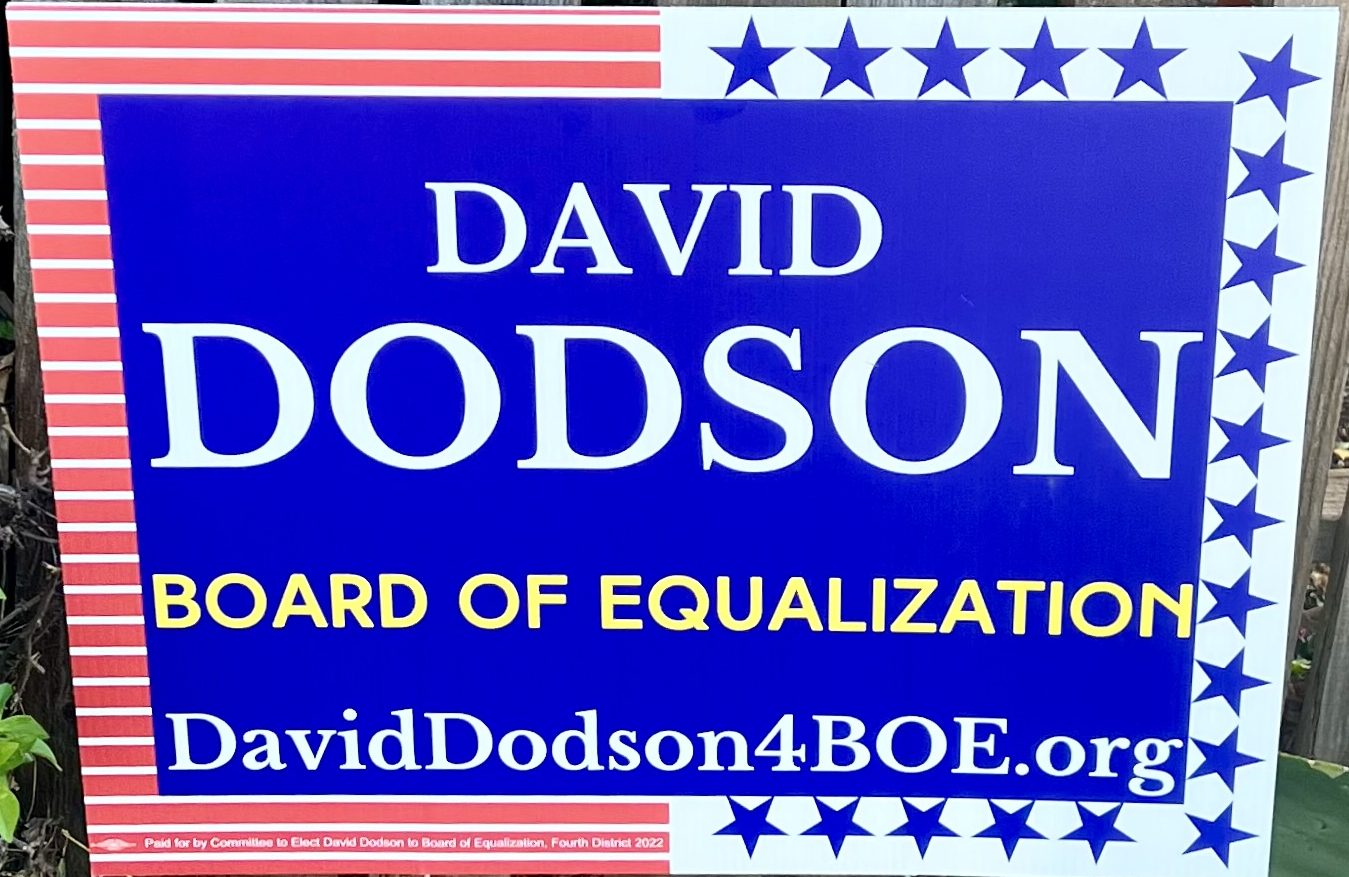 David Dodson Board of Equalization